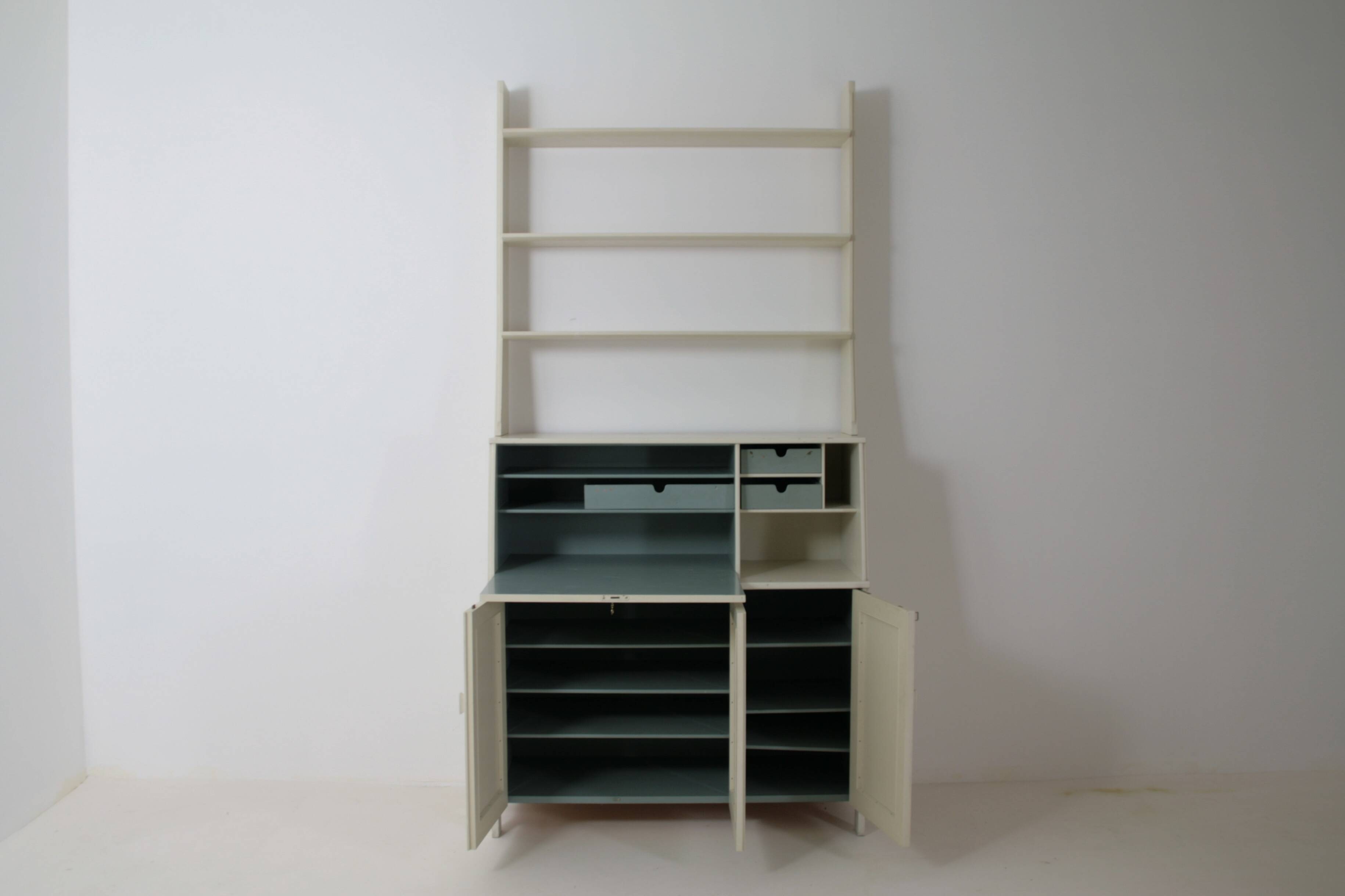 Library Secretary with its “Vardags” armchair by Carl Malmsten, Sweden 1960s