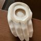 Vintage handmade ceramic pocket empty 70s