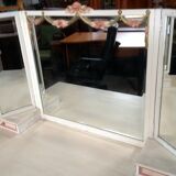 Old dressing table 1900 mirror 3 shutters