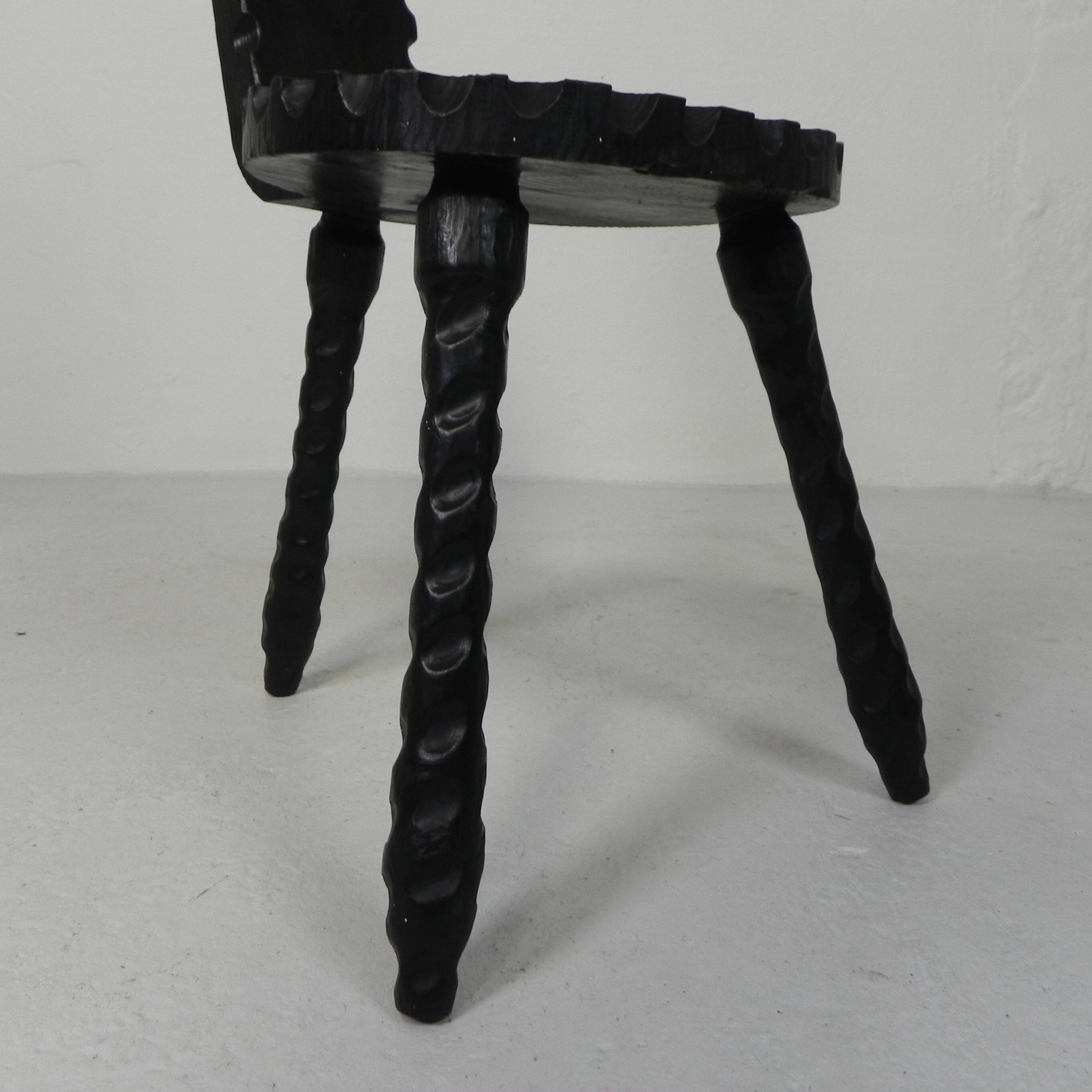 Set of 2 Spanish Brutalist chairs and coffee table, 1960s