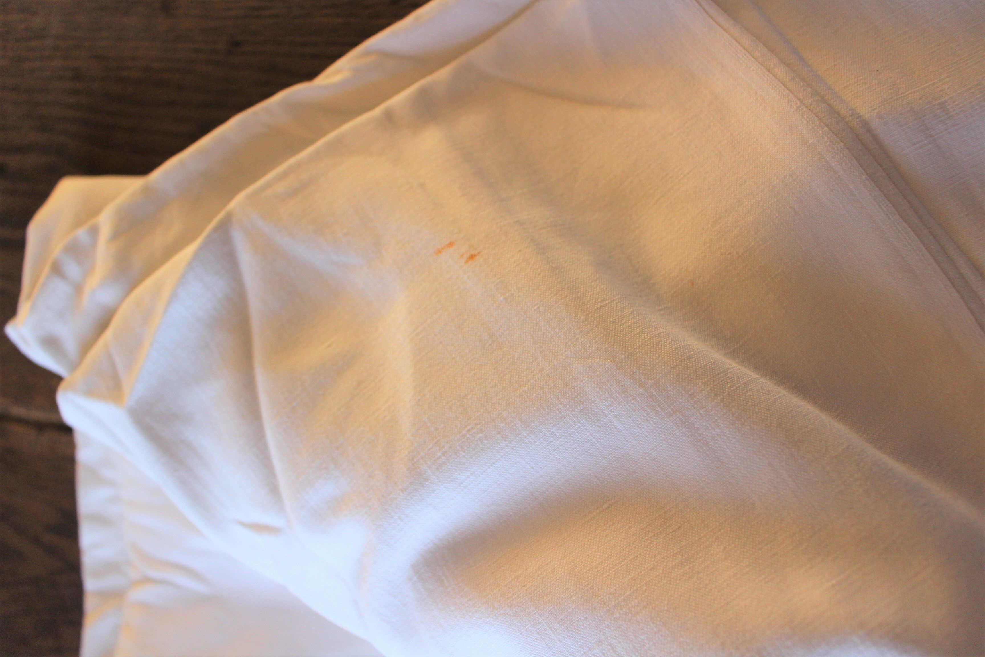 White sheet Monograms G R days scales