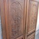 Pair of old carved wooden doors