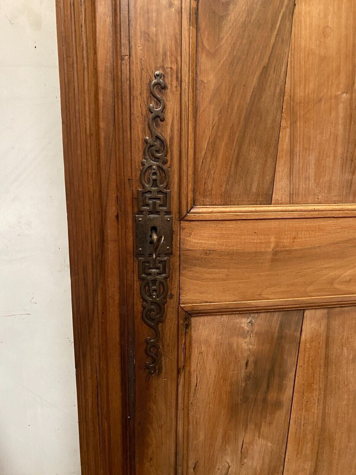 Louis XV style gendarme hat bonnet in 19th century cherry wood