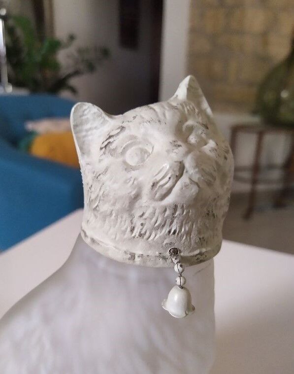 Lampe art déco chat