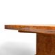 Octagonal extendable dining table Mario Sabot in burl (1970s)