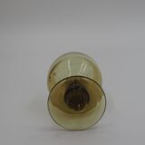 Biot green stemmed glasses