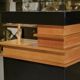 Modernist bar/counter in the style of Jean Prouvé, 1940s