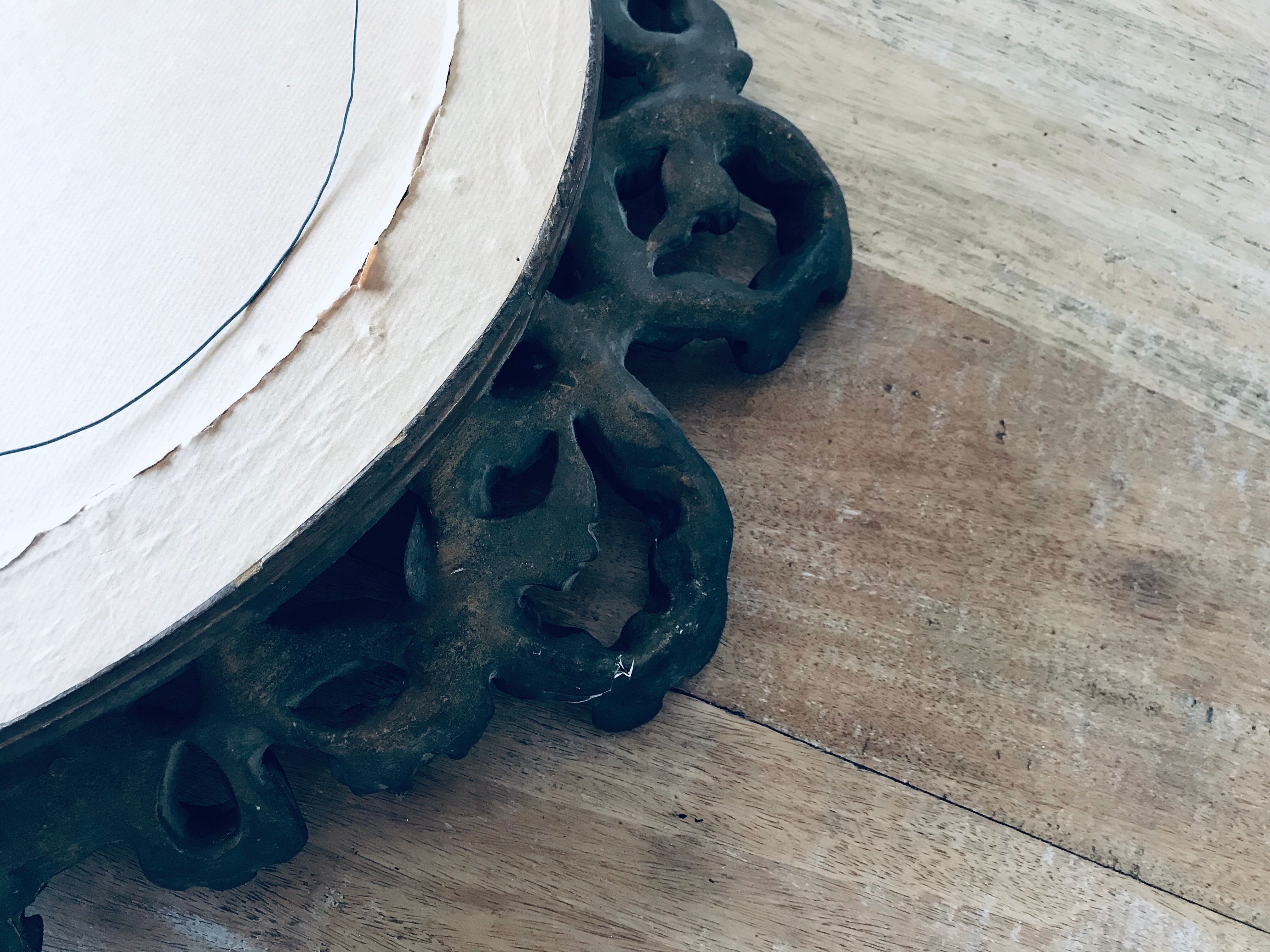 1900 mirror with beveled knot - 80x62cm