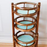 Plant door, rattan planter, bamboo