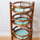 Plant door, rattan planter, bamboo