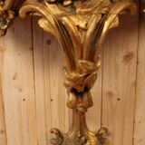 19th century golden wood console