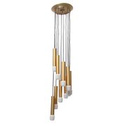 Lampe cascade des années 1970 en laiton