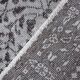 4x7 Turkish Floral Gray & Black Vintage Rug, 124x208Cm