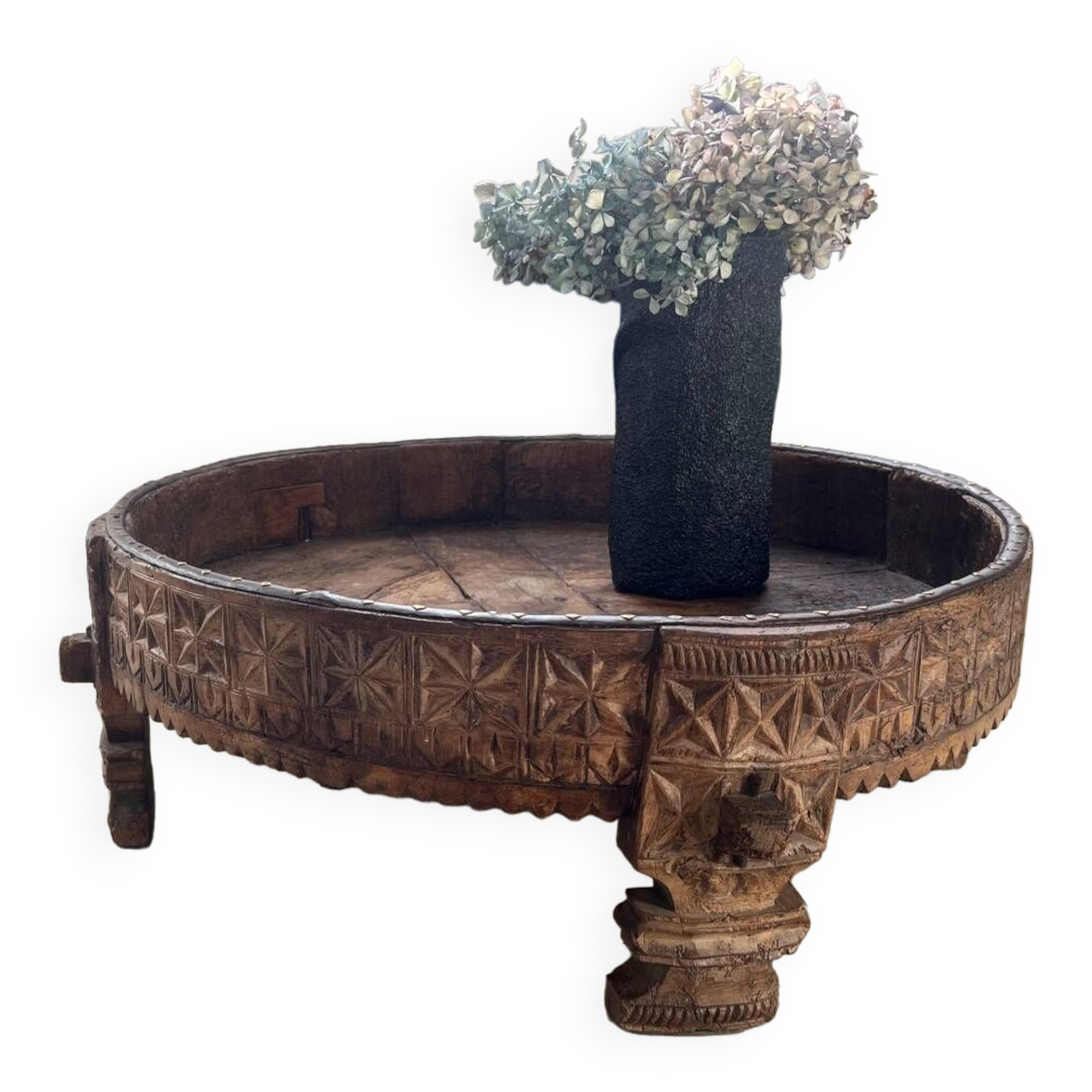 Table basse indienne origine Rajasthan