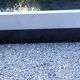 Coffee table in brushed steel and black tinted glass from the 70s