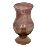 Biot glass tealight candle holder