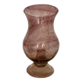 Biot glass tealight candle holder
