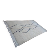 Tapis marocain tissé à la main - design berbère - fait main en laine - 252 x 146 cm