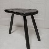 Farmhouse stool Burnt wood