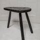 Tabouret de ferme Bois brulé