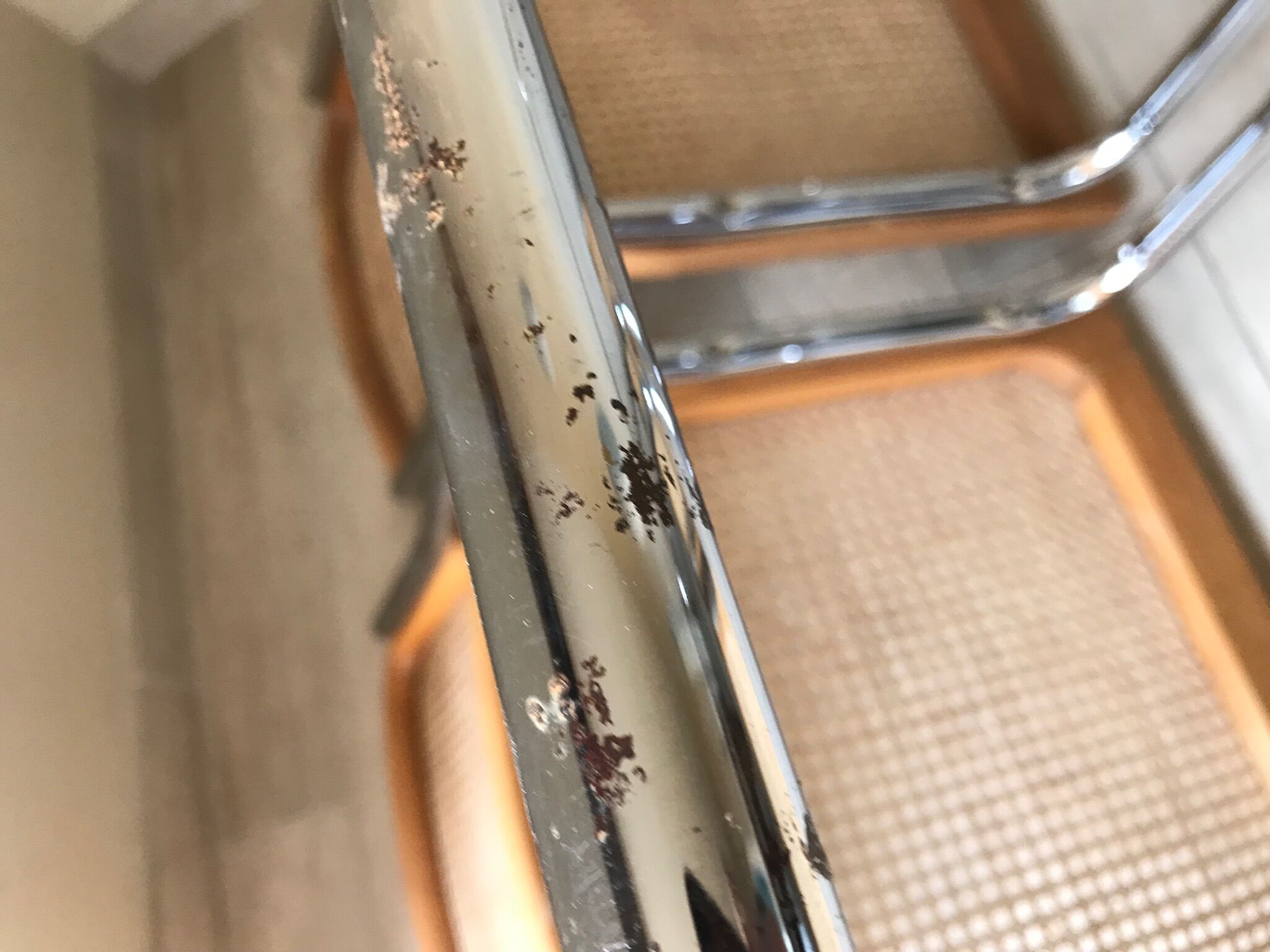 4 chairs Cesca b32 by Marcel Breuer