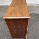Vintage Louis XIV commode from the 1950s in dark oak.