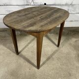 Oval old farmhouse table