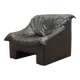 Leather armchair, Italian design, 1960s, production: Italy