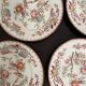 4 assiettes Sarreguemines fin XIXe