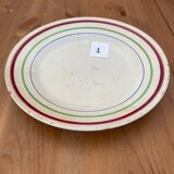 Assiettes plates gien modèle gilles