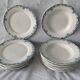 Service 20 plates and 3 dishes blue earthenware Vaucluse U-C Sarreguemines Digoin