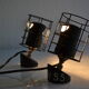 Paire de lampes vintage 50's de laboratoire bbt krauss