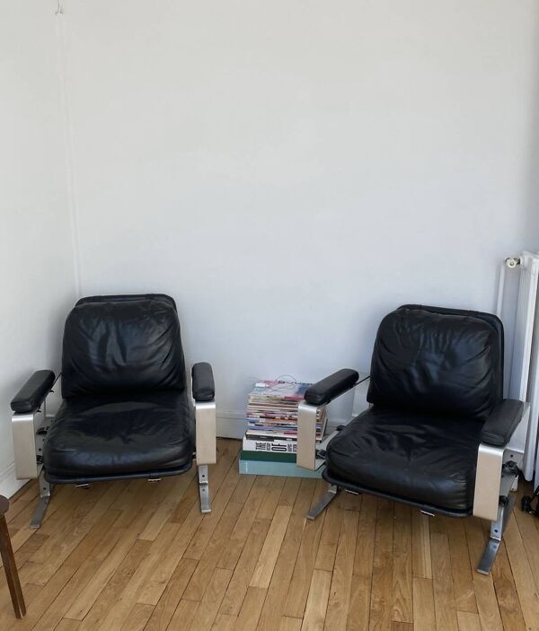 Paire de Fauteuil Raphael Raffel