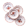 5 assiettes plates digoin sarreguemines