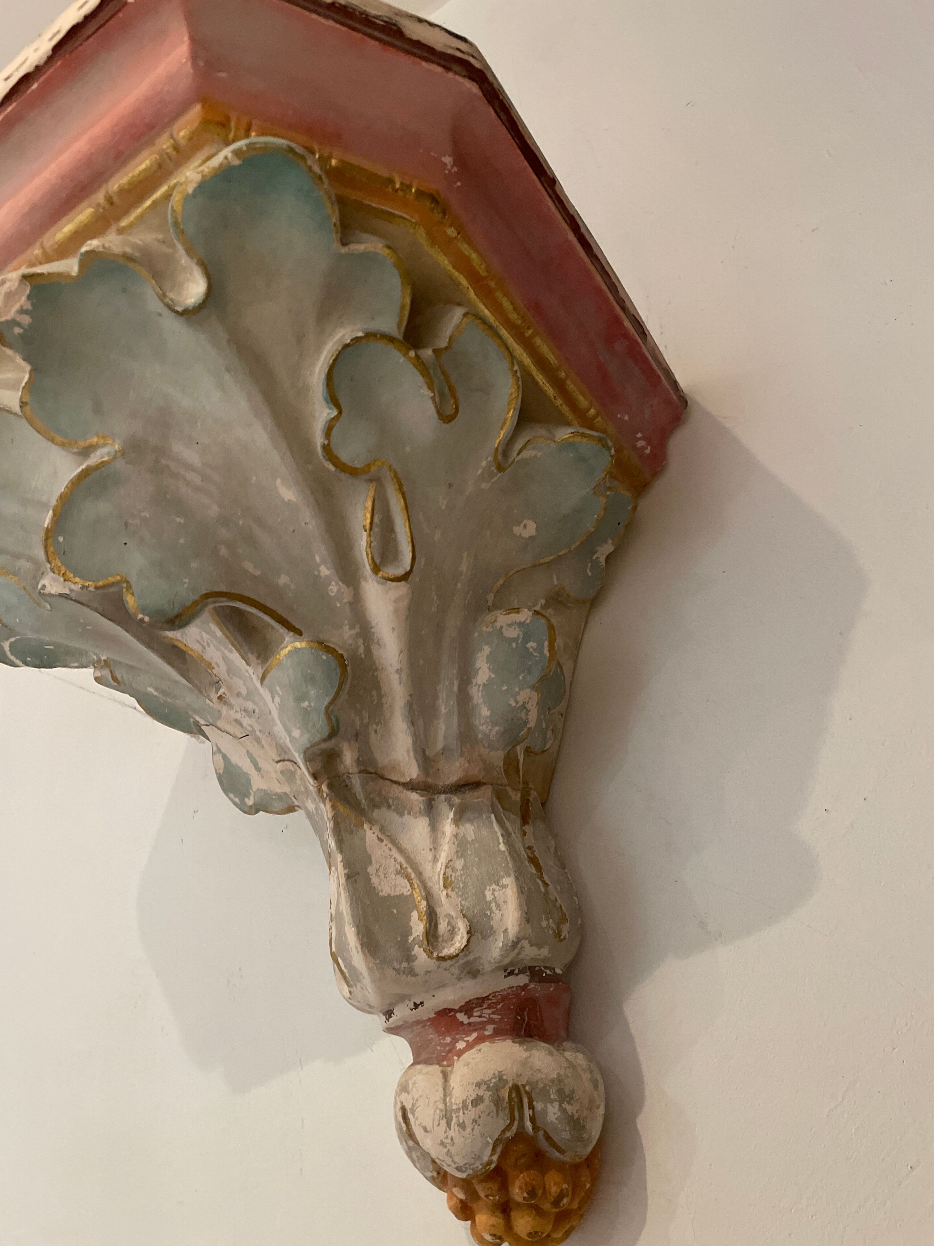 Plaster wall console