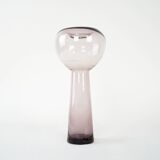Glass vase, Italian design, 1970s, made in Italy