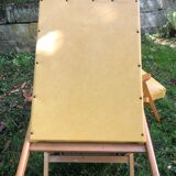 Vintage 60s yellow Scandinavian armchairs