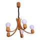 Chandelier à hauteur variable Domus avec 5 bras, Danemark années 1970