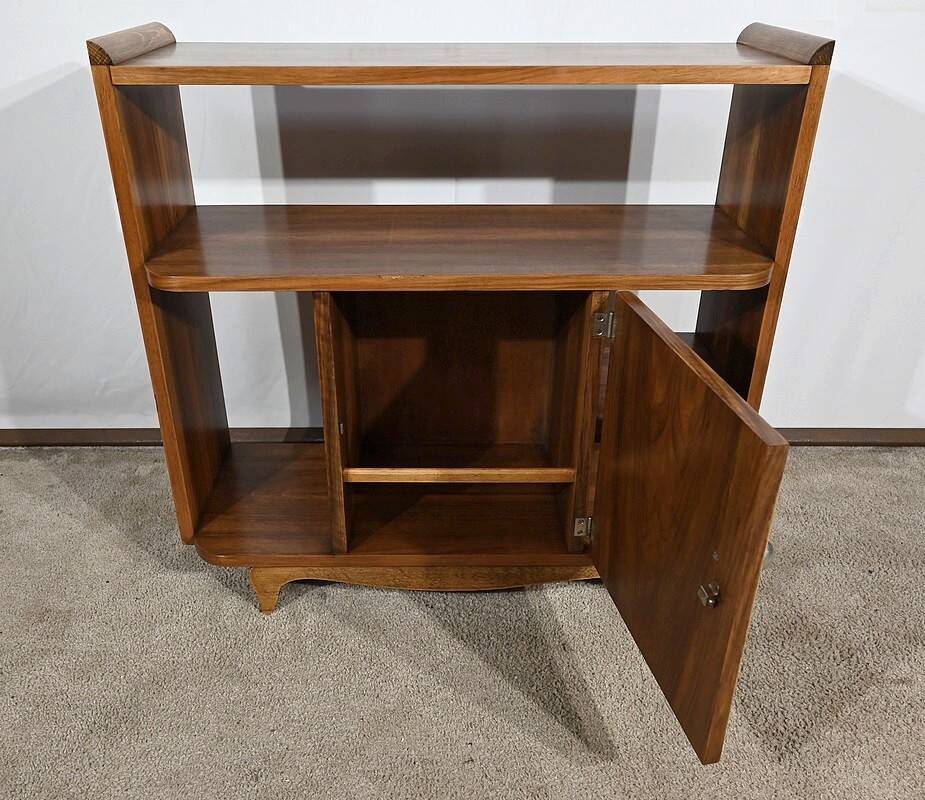 Small Walnut Serving Unit, Art Deco – 1940
