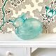 Rabbit-shaped molded glass candy box
