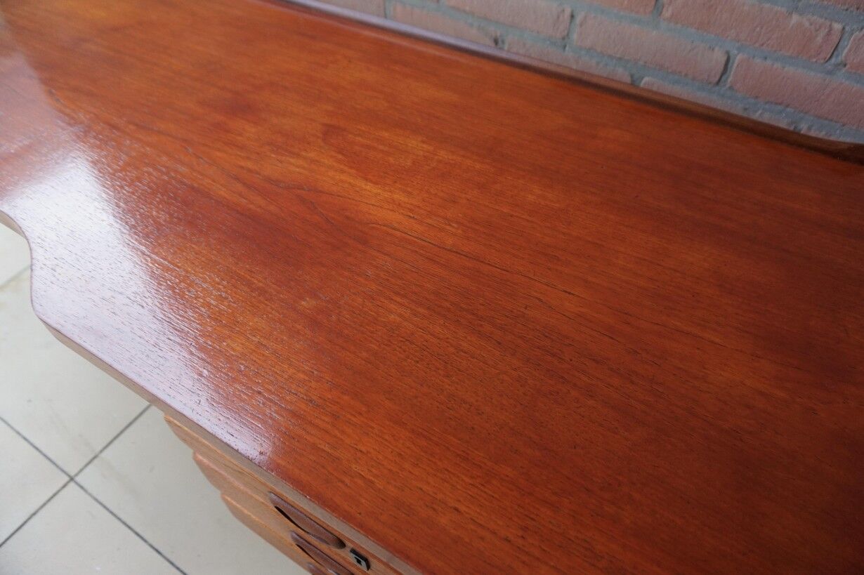 Mid-Century Dutch Modern Writing Desk by Louis Van Teeffelen for Wébé, 1950s