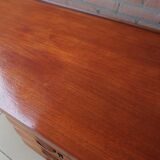 Mid-Century Dutch Modern Writing Desk by Louis Van Teeffelen for Wébé, 1950s