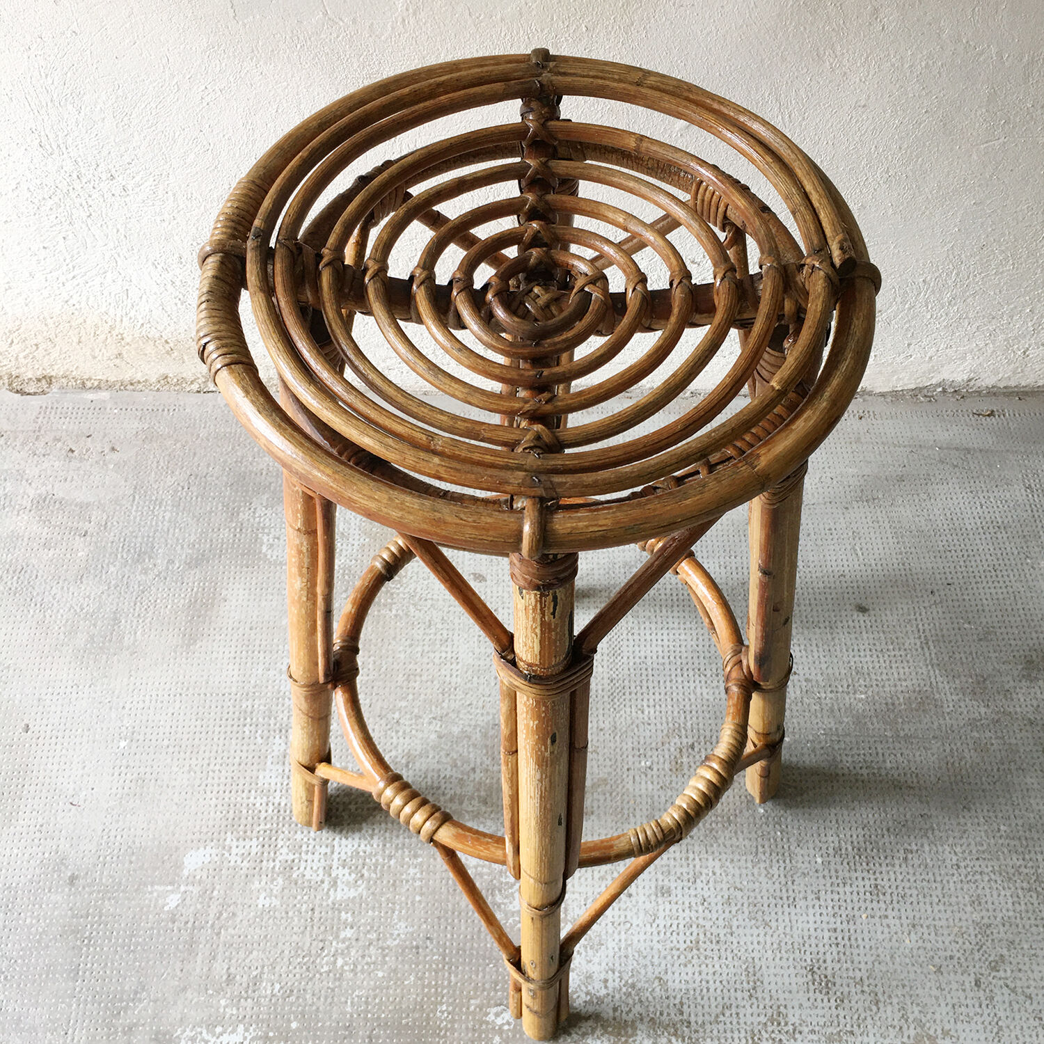 Rattan stool