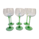 6 crystal glasses for Alsace wine
