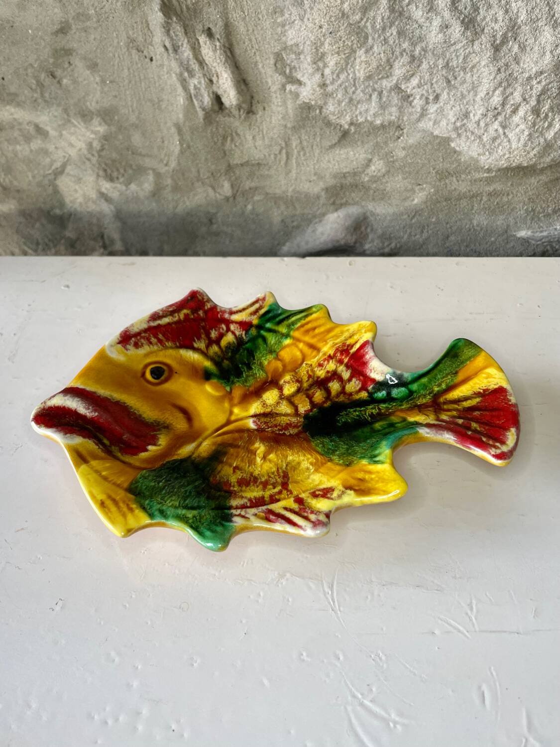 Vintage Vallauris ceramic pocket tray