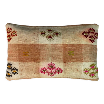 Housse de coussin turque faite à la main, 30 x 50 cm