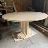 Table Carlo Scarpa in travertine