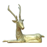 Brass deer sculpture, 70s