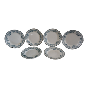 6 assiettes plates Terre de Fer