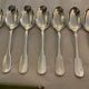 12 Christofle Model Cluny spoons. Silver plated